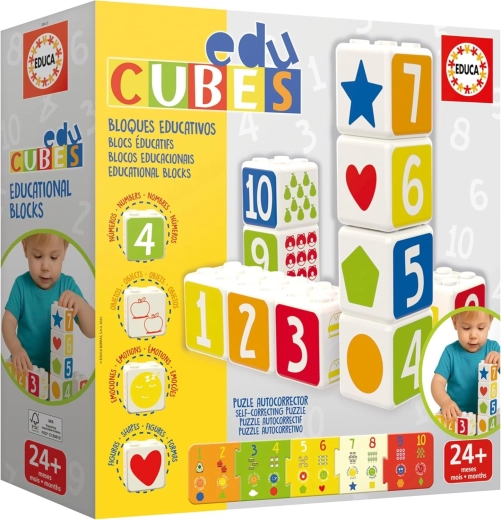 Educa EduCubes Baby cubi impilabili educativi