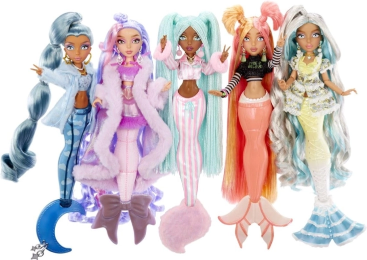 Bambola MERMAZE Mermaidz sirena – festa in pigiama