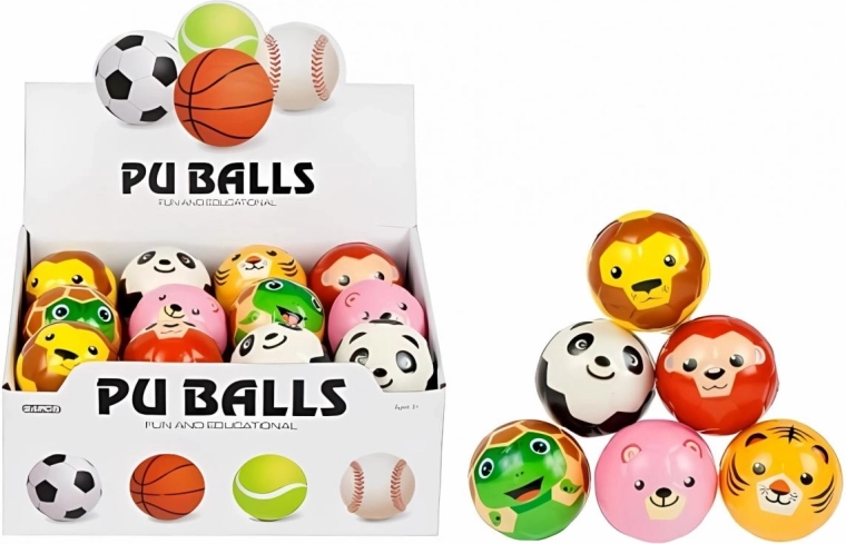 Pallina antistress Mega Creative con motivo animale - 1 pezzo