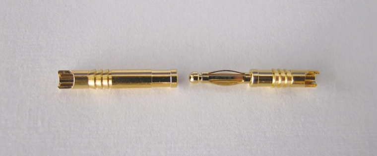 Contatti dorati da 2 mm, maschio e femmina, 100 pezzi JAMARA