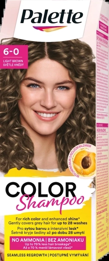 Palette Color Shampoo castano chiaro 6-0 50 ml