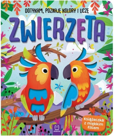 Libretto in feltro: Tocco, imparo i colori e conto – Animali