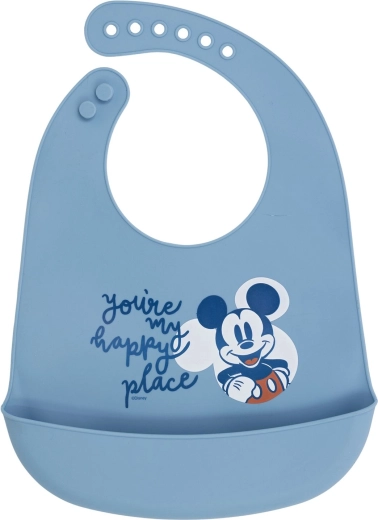 Bavaglino in silicone Mickey Mouse Full of Smiles 30 cm