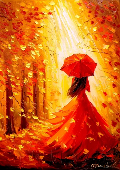 Enjoy puzzle Dama d’autunno – 1000 pezzi