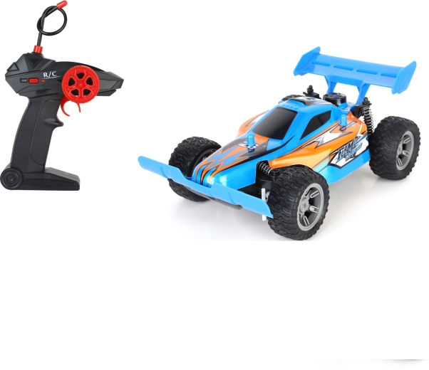 Buggy RC radiocomandato con effetti luminosi, 26 cm