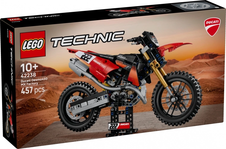 LEGO Technic motocicletta Ducati Desmo450 MX Factory 42238