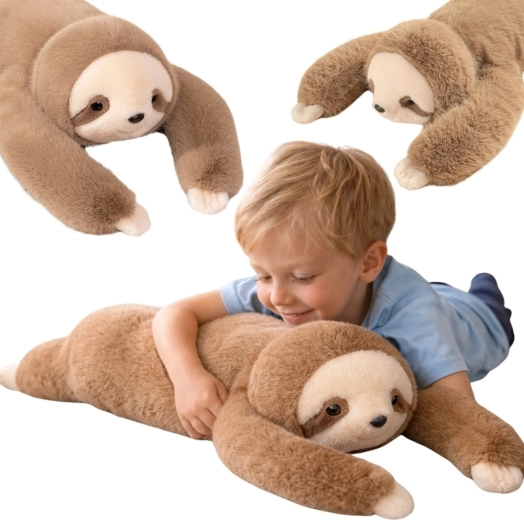 Bradipo sensoriale zavorrato in peluche Woopie, 65 cm, 1,5 kg