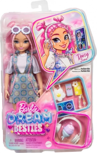 Barbie Dream Besties Daisy Jean bambola fashion con accessori musicali