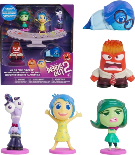 Just Play Inside Out 2 – set di 5 figure delle emozioni Disney Pixar