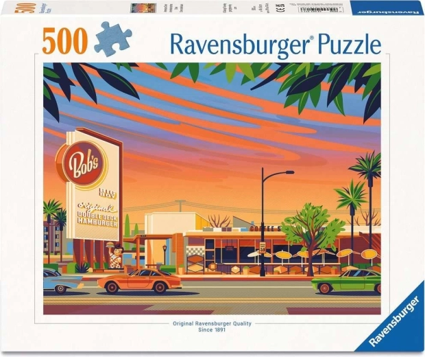 Puzzle Ravensburger ristorante americano 500 pezzi