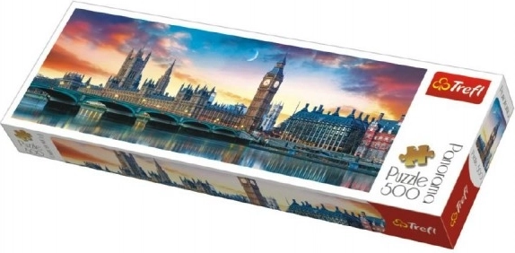 Puzzle 500 pezzi Panorama - Big Ben e Palazzo di Westminster