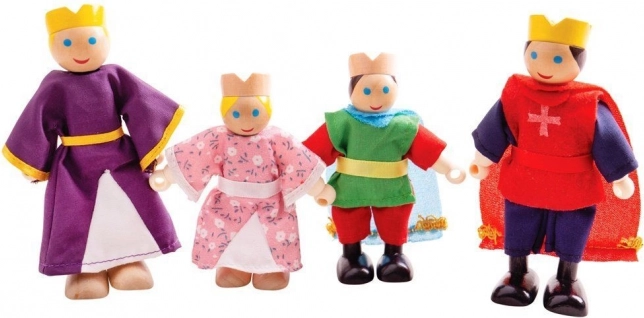 Bigjigs Toys figurine in legno famiglia reale