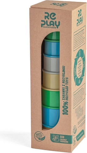 Wader RePlay bicchierini impilabili educativi piramide (8 pz)