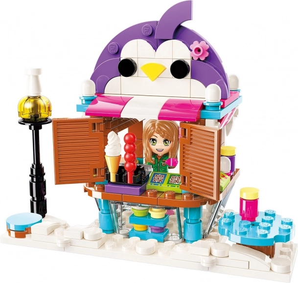 Qman Cherry fast food set di costruzione