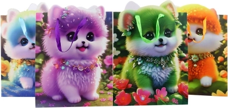Borsa regalo con gattini