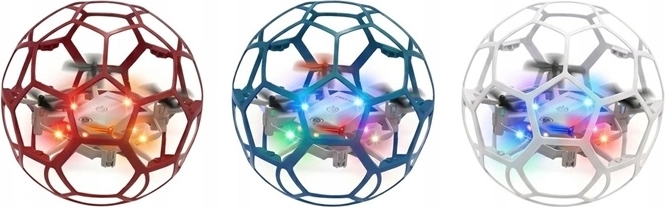 Mini drone RC a forma di sfera volante con illuminazione LED