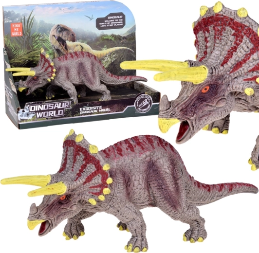 Figurina dinosauro Triceratops per bambini