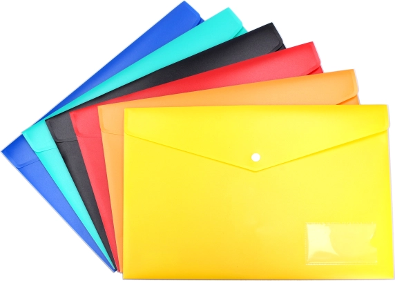 Cartellina con bottone a pressione 36 × 25,5 cm