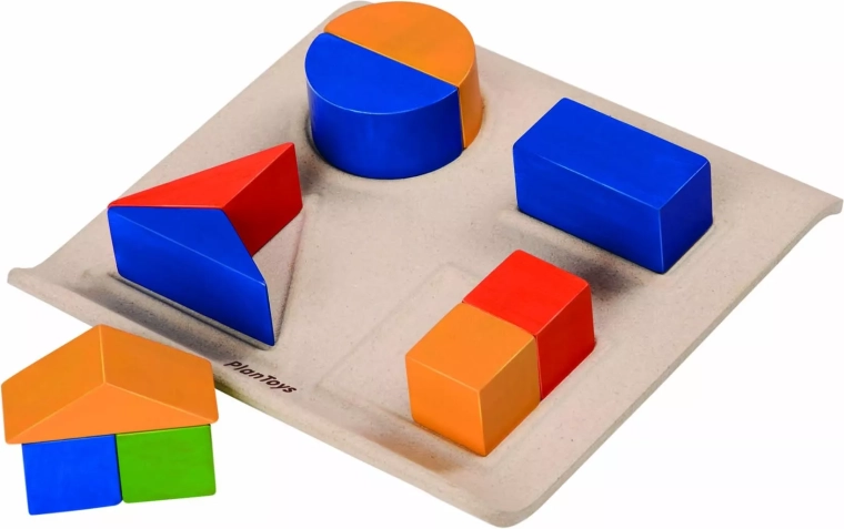 PlanToys composizione di forme frazionarie