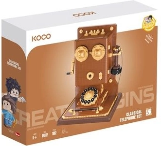KOCO set di costruzioni telefono retrò - 1 pezzo