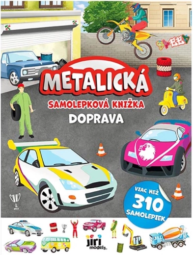 Album di adesivi metallizzati Trasporti