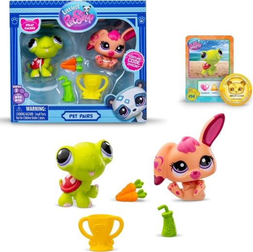 Hasbro Littlest Pet Shop Pet Relay Racers set di personaggi e accessori