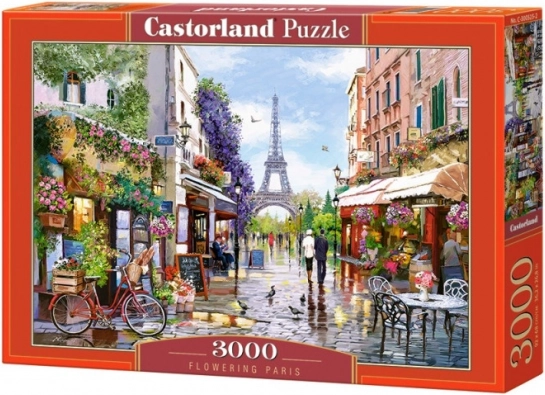 Puzzle 3000 pezzi - Parigi in fiore