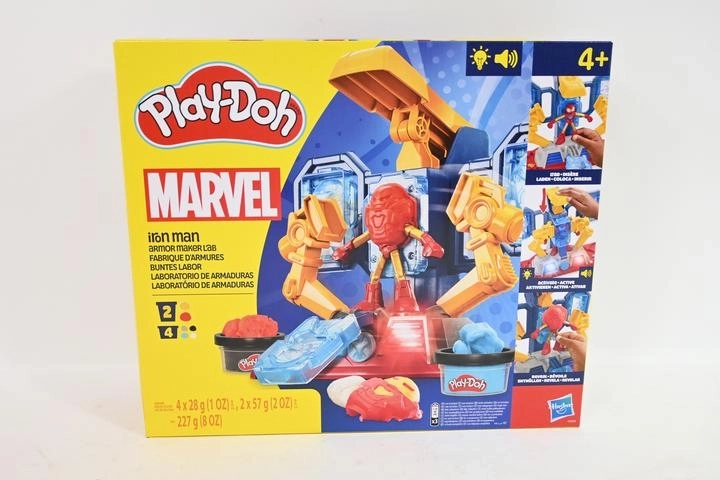 Play-Doh set di pasta modellabile con laboratorio dell’armatura di Iron Man (Marvel)