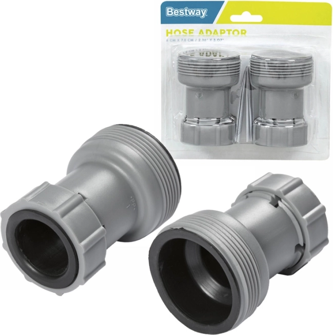 Bestway Adattatori 2 pezzi connettori per pompe 38mm