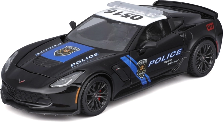 Maisto Design Authority modello della polizia 2015 Corvette Z06 1:24 - 1 pezzo