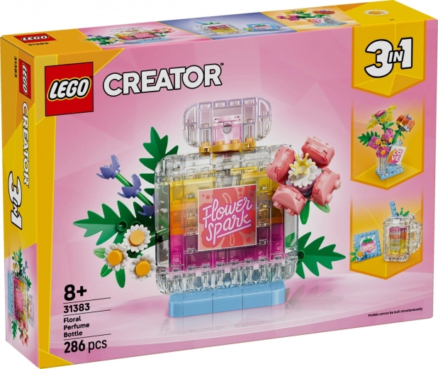 LEGO Creator 3 in 1 flacone di profumo floreale
