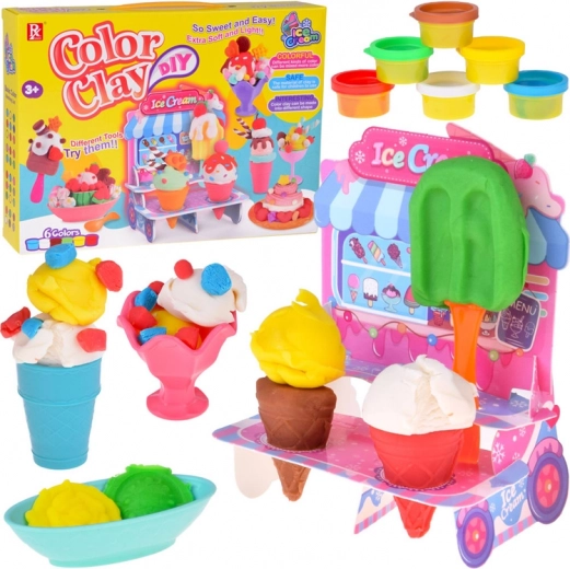 Set creativo di arti con pompetta, pennarelli e stencil