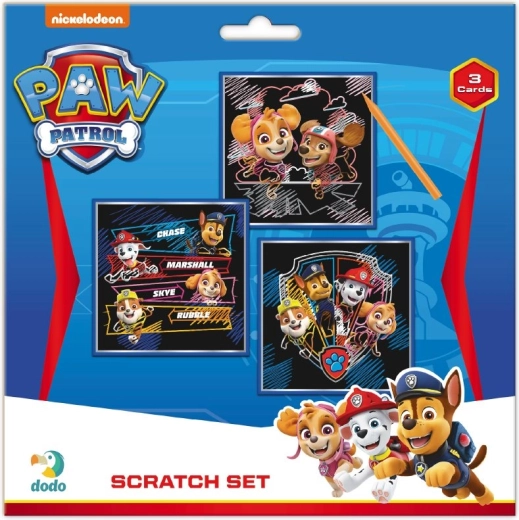 Immagini da grattare Paw Patrol eroi 21 × 21 cm