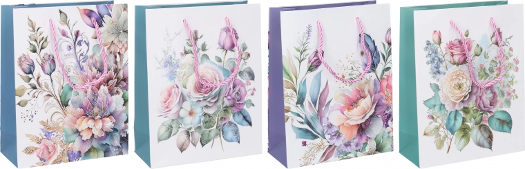 Borsa regalo misura L 42 × 31 × 12 cm – per tutto l'anno, 4 varianti