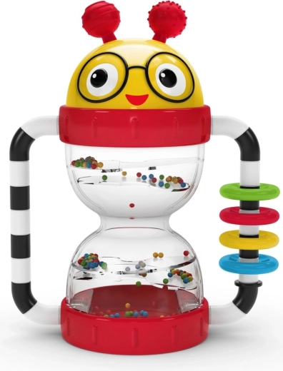 Baby Einstein sonaglio Cal’s Sensory Shake‑Up per neonati 3m+