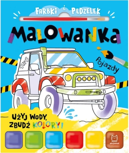 Acquerelli ad acqua con colori e pennello – Veicoli