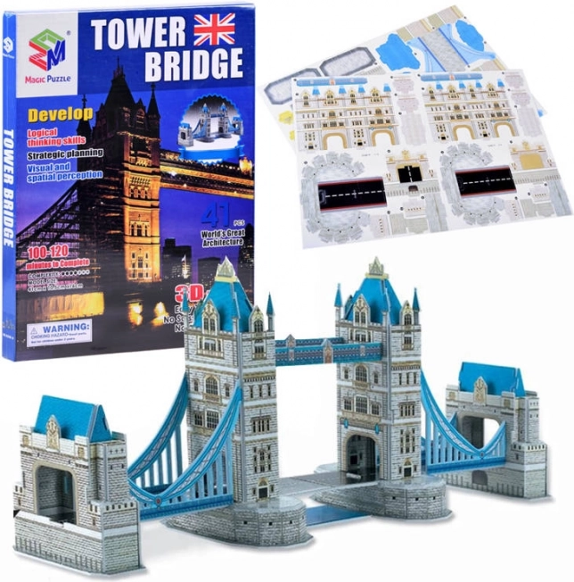 Puzzle 3D TOWER BRIDGE 41 pezzi