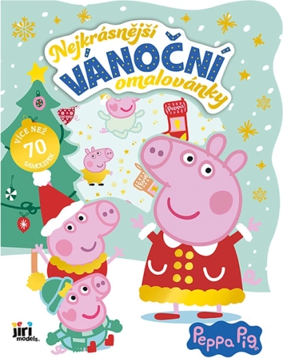 I più belli album da colorare di Natale con adesivi Peppa Pig
