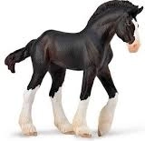 COLLECTA puledro Clydesdale - Nero