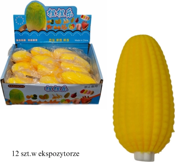 Pallina antistress da schiacciare a forma di pannocchia - 1 pezzo
