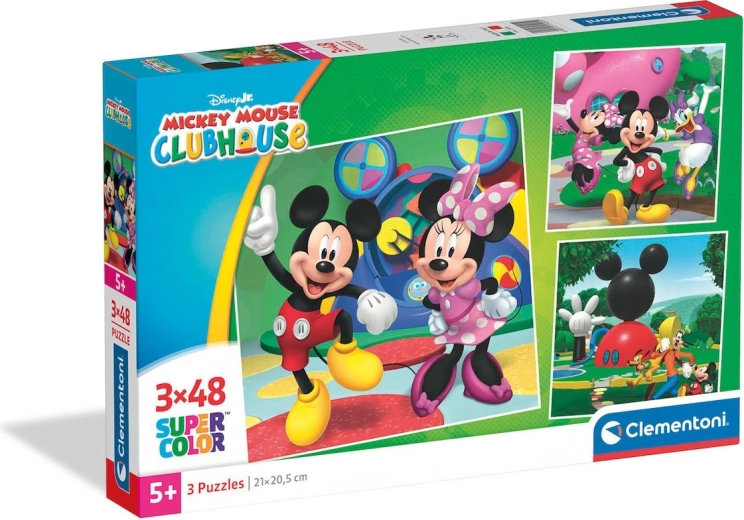 Puzzle CLEMENTONI Clubhouse di Topolino 3×48 pezzi