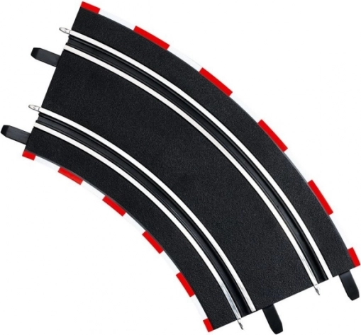 Curve 2/45° per piste Carrera GO!!!, GO!!! Plus e Digital 143 (4 pz)