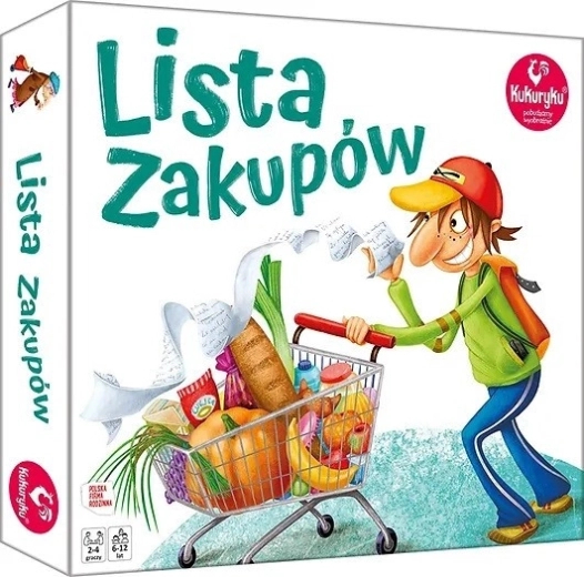 Gioco da tavolo educativo Lista zakupów – KUKURYKU