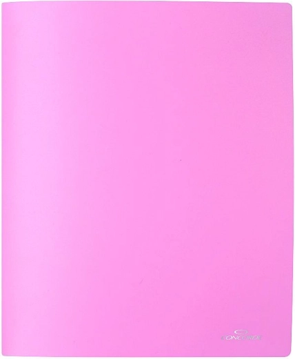 Raccoglitore a 4 anelli A4 rosa pastello CONCORDE