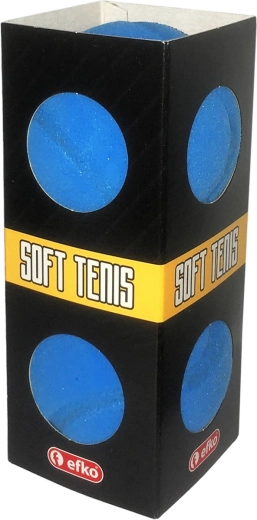 EFKO palline in schiuma per soft tennis blu 6,5 cm - 2 pezzi