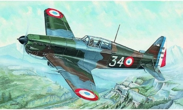 Modello di aereo Směr Morane Saulnier MS 406 1:72