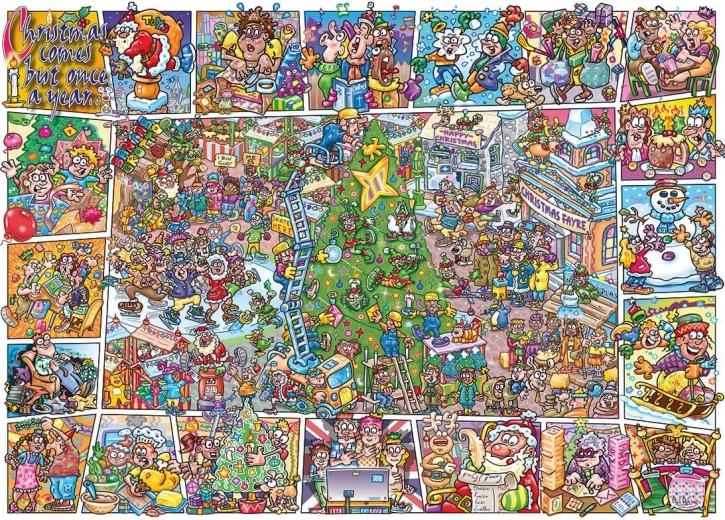 Puzzle GIBSONS Jokesaws: battute natalizie 1000 pezzi