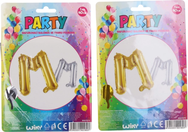 Palloncino gonfiabile - lettera M