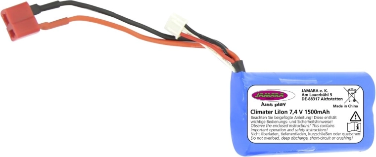 Batteria Jamara Climater agli ioni di litio 7,4 V 1500 mAh 11,1 Wh