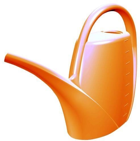 Annaffiatoio in plastica 1,7 l arancione